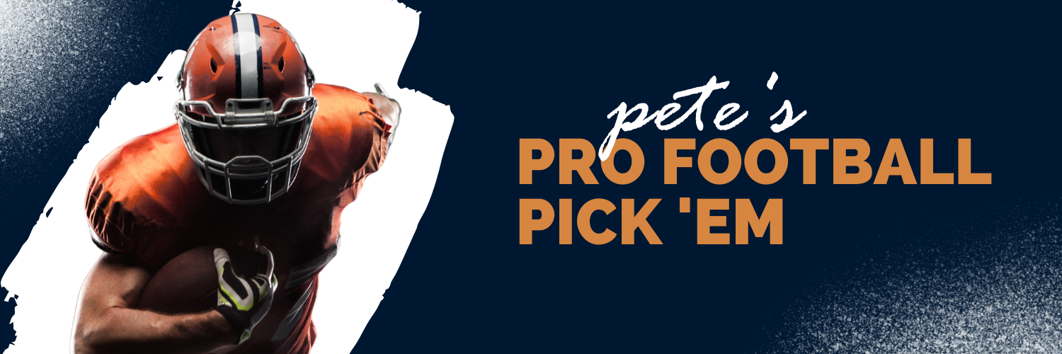 REGISTER NOW: 2023 Pete's Pro Football Pick 'Em Challenge, Blog